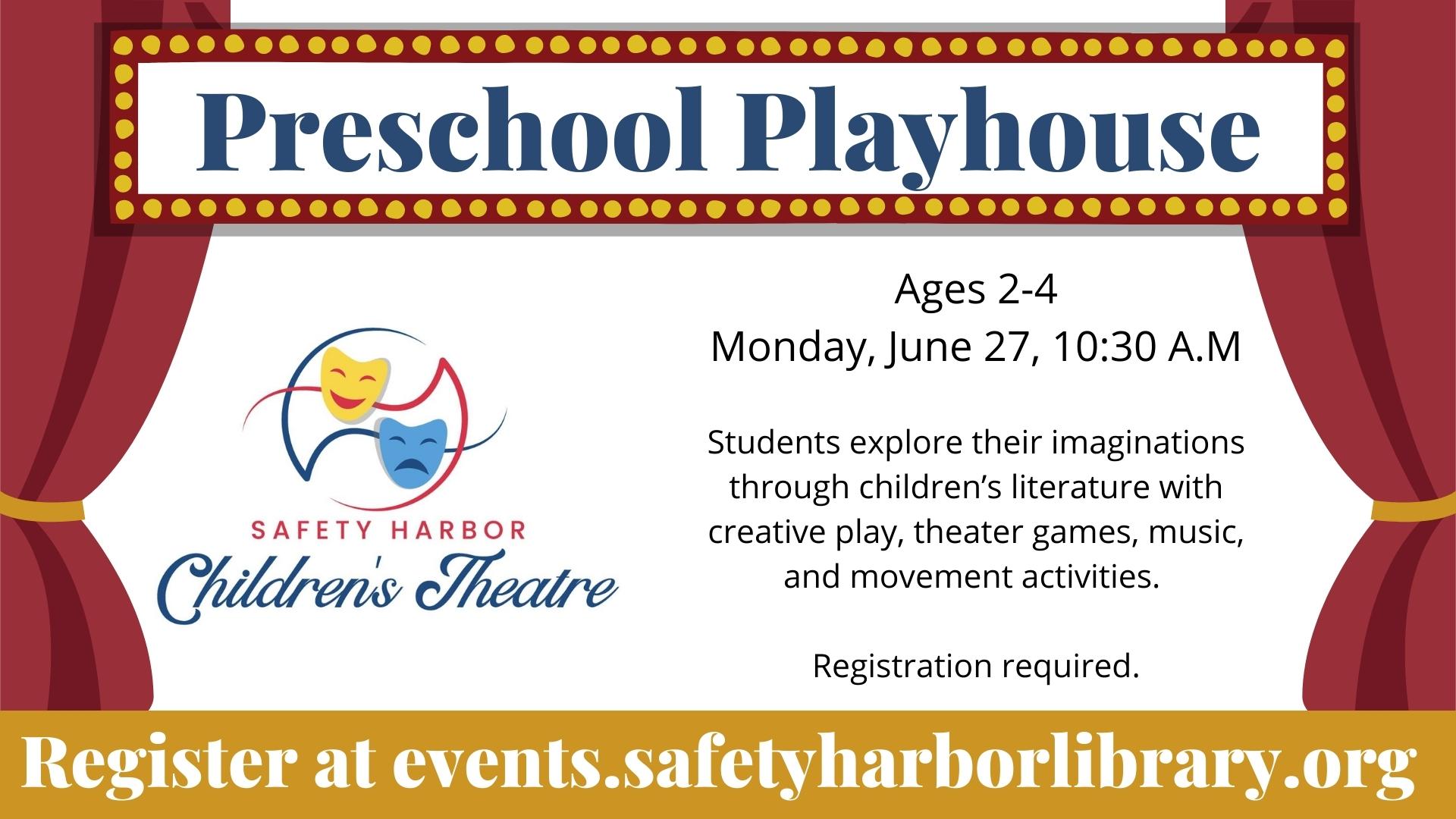 Preschool Playhouse Safety Harbor Public Library